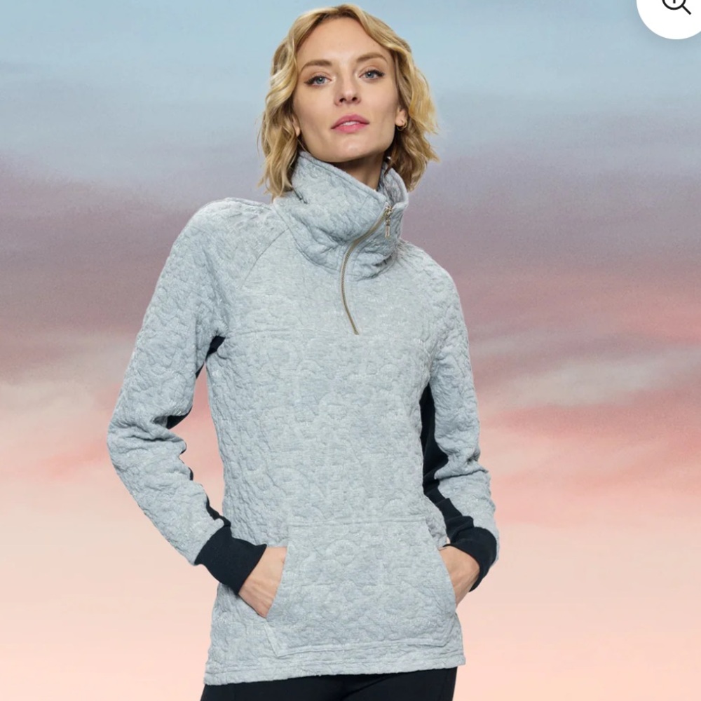 TONIA DEBELLIS Tunic Length Athletic Full Zip Jacket - Picture 10 of 11